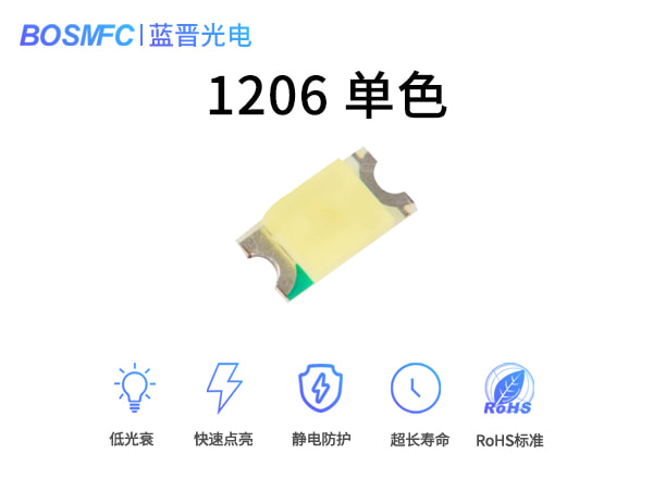 1206單色LED燈珠